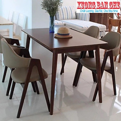 Freeship Bộ Bàn ăn EMA xếp lọt ghế. HCM BIên hòa Bình dương