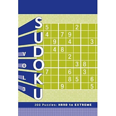 Chronicle Books Sudoku 3: Hard to Extreme: 200 Puzzles: Hard to Extreme