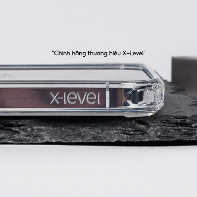 Ốp lưng giảm sốc chống va đập chống ố vàng cho iPhone 14 Pro Max / 14 Pro / 14 Plus / iP 14 hiệu X-level ICE Crystal trang bị đệm khí ẩn bốn góc, Mặt lưng PC chống ố vàng - Hàng nhập khẩu