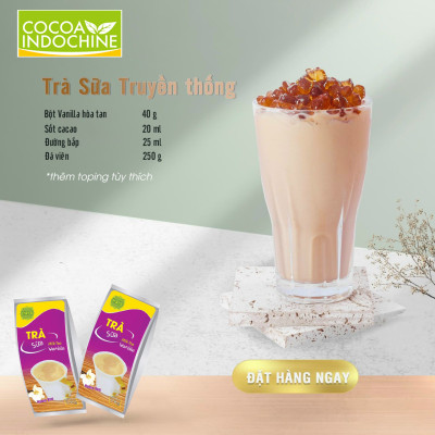 Trà Sữa Vanilla, Hazelnut Và Matcha Latté Hòa Tan Maya (15 Gói x 20g)