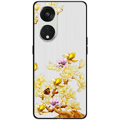 Ốp lưng dành cho Oppo Reno 8T 4G - Reno 8T 5G - Reno 10 5G - Reno 10 Pro 5G - Tiểu Cảnh Vàng - Hàng Chính Hãng