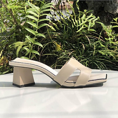 Guốc nữ 5 phân chữ H hot trend trẻ trung năng động 21421