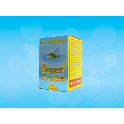 [Combo 10 lọ] Nước yến sào Khánh Hòa Sanest dành cho người cao tuổi đóng lọ 70ml