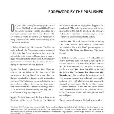 Sách - The Legacy Of Hồ Chí Minh - Uncle Hồ - The Name That Illuminates Việt Nam