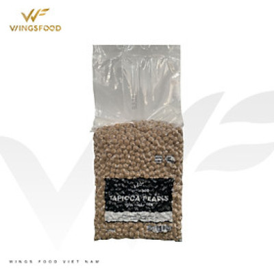 Trân Châu Đen / Caramel Wings Chính Hãng Đài Loan Dạng Túi 3 Kg - Mềm, Dẻo, Để Lâu Vẫn Mềm, Dẻo Không Bị Cứng Lại, Rất Thích Hợp Làm Sữa Tươi Đường Đen, Trà Sữa.