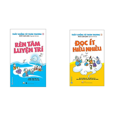 Combo 2 Quyển Thầy Khổng Tử Thân Thương 1 - Đọc Ít Hiểu Nhiều + Thầy Khổng Tử Thân Thương 2 - Rèn Tâm Luyện Trí