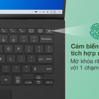 Máy Tính Xách Tay Laptop LG Gram 14Z90P-G.AH75A5 Core i7-1165G7/ RAM 16GB 4266MHz/ M.2(2280) Dual SSD slots - NVME:  512GB/ Intel Iris Xe Graphics / 14.0"(30.2cm) WUXGA (1920*1200) IPS/ / BT 5.1/ Pin 72WHrs/ Obsidian Black/ Win 10/ 999g - Hàng Chính Hãng