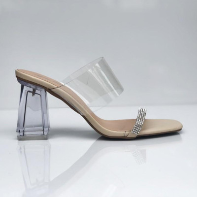 Sandal cao gót quai trong hot trend trẻ trung năng động 21288