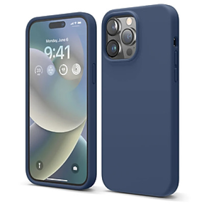 Ốp lưng silicon case cho iPhone 14 Pro Max (6.7 inch) siêu mỏng 0.3mm chống bám bẩn hiệu Memumi Liquid mặt lưng siêu mềm mịn, có gờ bảo vệ camera - hàng nhập khẩu