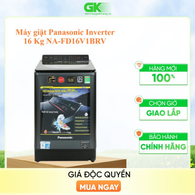 [CHỈ GIAO TẠI HCM] - Máy giặt Panasonic 16kg NA-FD16V1BRV - Hàng Chính Hãng