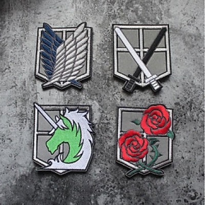 Patch Attack on Titan dán quần áo_ba lô_túi xách