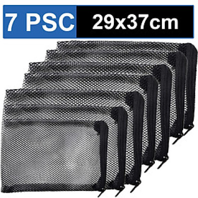 Bộ 7 Túi Đựng Vật Liệu Lọc 37x29cm dùng trong các hệ thống lọc bể cá koi, máy lọc nước hồ cá, bể cá cảnh
