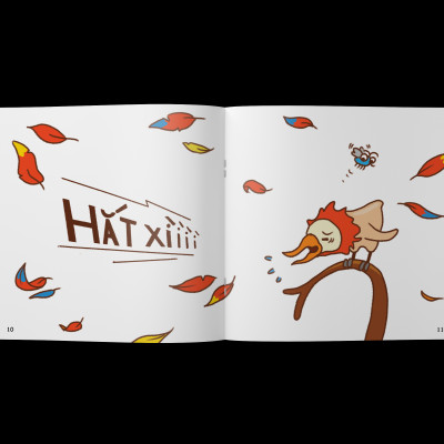 Sách Ehon Khiến Tai, Mắt, Não Của Em Bé Đều Phải Hoạt Động - Hắt Xì