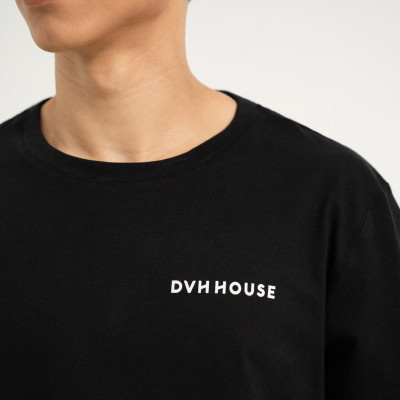 Áo thun cộc tay nam nữ DVH HOUSE - T SHIRT ĐEN TRẮNG by Đoàn Văn Hậu