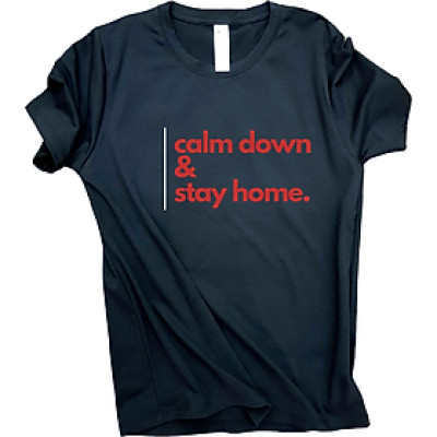 Áo thun nam nữ 80% Cotton Black01