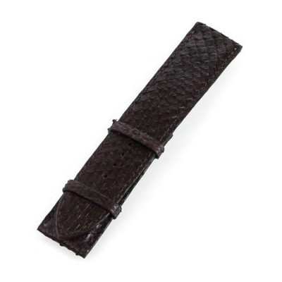 HC8315 - Dây đồng hồ Huy Hoàng da trăn size 22, 24, 26 màu nâu