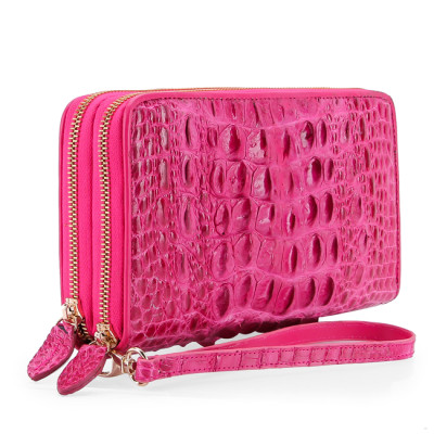  Ví nữ da cá sấu nhiều loại màu hồng HJ93275-3283-3286-3719