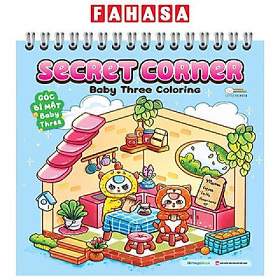 Sách - Secret Corner - Baby Three Coloring - Góc Bí Mật Baby Three