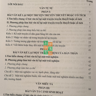 Sách - Hướng dẫn làm các dạng bài văn lớp 6