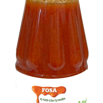 Nước chấm Đỏ Fosa, muối ớt tắc tươi ngon cho hải sản và BBQ, chay mặn đều dùng được