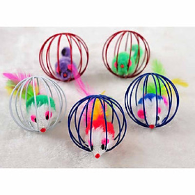 Banh thép đồ chơi cho mèo vận động (Màu ngẫu nhiên) – Genyo Toy 032