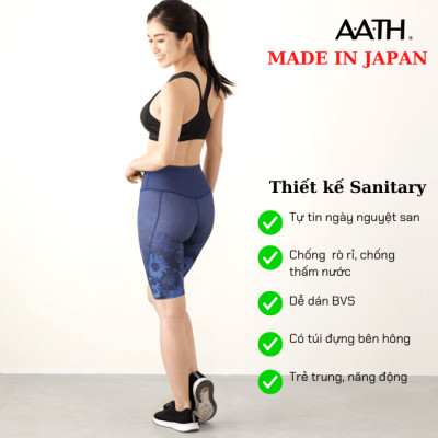 Quần Legging lửng nano A.A.TH Japan, chăm sóc chân