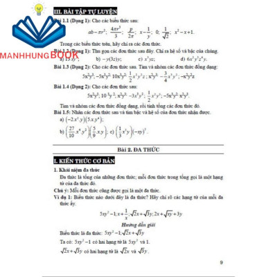 SÁCH - hướng dẫn học & giải các dạng bài tập toán 8 - tập 1 (bám sát sgk kết nối tri thức với cuộc sống)