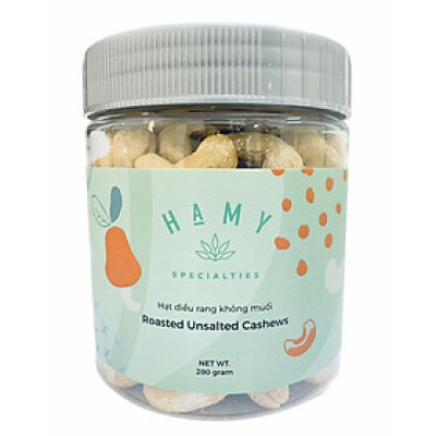 Hạt Điều Rang Không Muối 280 Gram