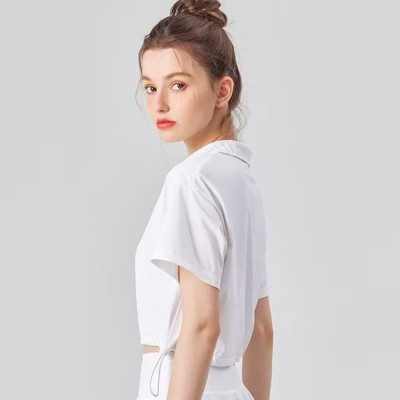 Áo pull thể thao siêu nhẹ, nhanh khô ngắn tay cho nữ