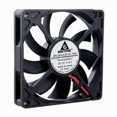 【 Ready stock 】1pcs Gdstime DC 12V 2510-2Pin 8cm 80mm 8015 80*80*15mm Brushless Cooling Fan