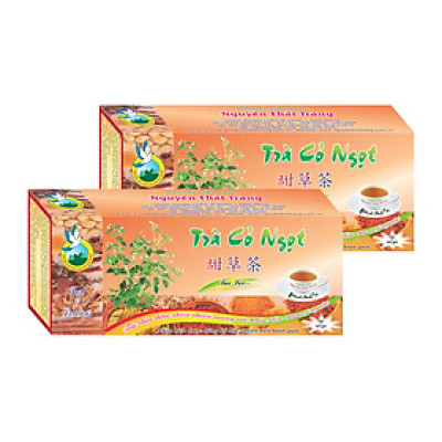 Combo 3 Hộp Trà Cỏ Ngọt Cho Người Tiểu Đường (Hộp 50 Túi Lọc X 2g)- Nguyên Thái Trang – Thảo Dược Thiên Nhiên – Tốt Cho Sức Khỏe