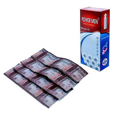Bao cao su Power Men Ngọc trai gai hộp 12 bao