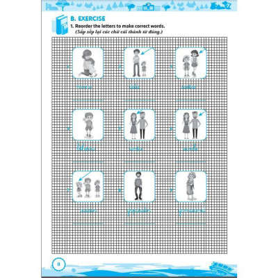 Sách - Tập Viết Tiếng Anh Lớp 4 - Biên Soạn Theo Bộ Sách Family And Friends 4 National Edition - Hồng Ân