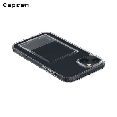 Ốp Lưng dành cho iPhone 14/14 Pro/14 Plus/14 Pro Max SPIGEN Crystal Slot Dual Crystal Clear - Hàng Chính Hãng