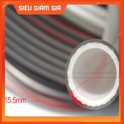 Bộ dây vòi xịt nước rửa xe, tưới cây . tăng áp 3 lần, loại 7m, 10m 206587 cút sập,nối đen + tặng mở chai