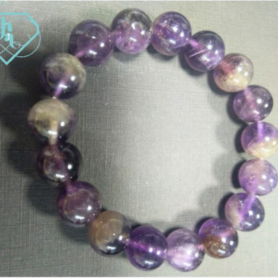 Vòng đeo tay thạch anh tím thiên nhiên - 1