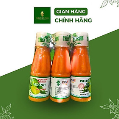 Combo 6 Chai Muối Ớt Chanh Đỏ Nha Trang 130gr