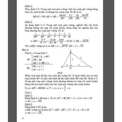 Sách - Phương Pháp Tư Duy Tìm Cách Giải Toán Hình Học 9 - Dùng Chung Các Bộ SGK Hiện Hành - Nguyễn Toàn Anh - Hồng Ân