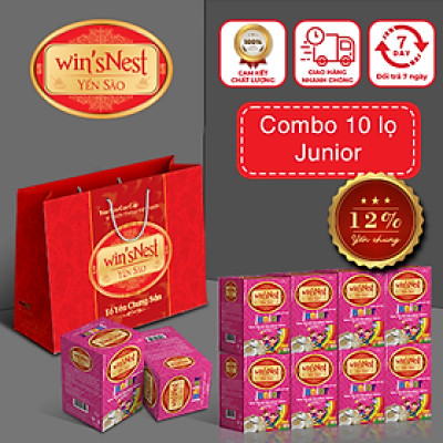 Combo 10 lọ Nước yến sào win