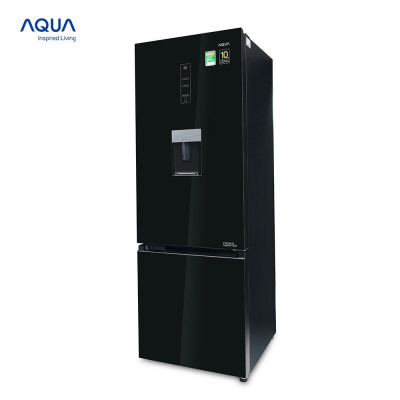 [Freeship toàn quốc - Bảo hành chính hãng 2 năm] Tủ lạnh ngăn đông dưới Aqua 320 Lít AQR-B379MA(WGB) - Hàng chính hãng