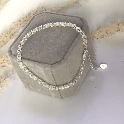 Vòng Tay Lắc Tay Nữ Bạc 925 Đuôi Phụng LTU559  BẠC HIỂU MINH