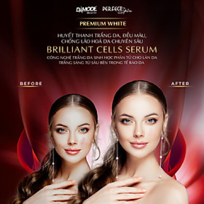 Huyết thanh trắng da ngăn lão hóa da BRILLIANT CELL SERUM DAMODE chai 30ml