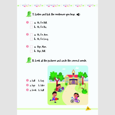 Sách - Bài Tập Bổ Trợ Nâng Cao Tiếng Anh Lớp 1 - MCBooks