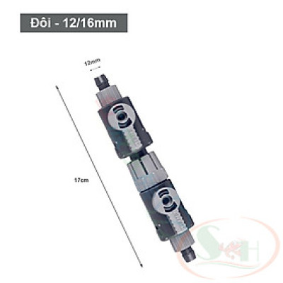 Van khóa Eheim Quick Release Tap 9, 12, 16 mm nối tăng giảm dòng dây ống lọc thùng