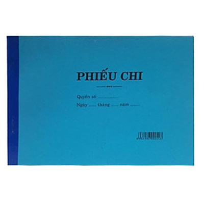 Bộ 3 Phiếu Chi 2 Liên - Màu Xanh