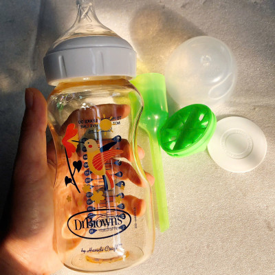 [ WB91620 ] Bình sữa tùy chọn cổ rộng nhựa PPSU, 270ml - Dr.Brown