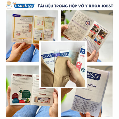 Vớ y khoa JOBST Opaque - Mỏng Hỗ Trợ Điều Trị giãn tĩnh mạch chân, 20-30 mmHg (vớ đùi) (tất y khoa)