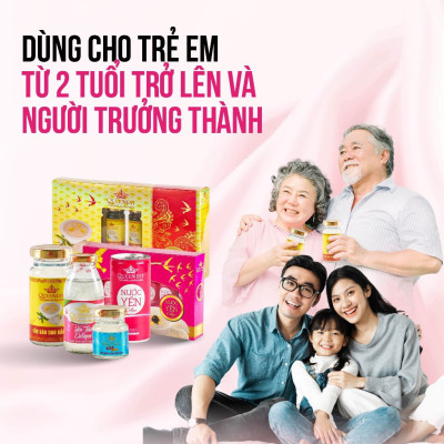 Yến sào chưng sẵn Queennest 25% - vị Nhân Sâm - hũ 150ml - Hộp 6 hũ x 150ml - Hàng Chính Hãng