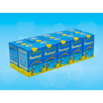 [Combo 10 lọ] Nước Yến sào Sanvinest Khánh Hòa dành cho trẻ em đóng lọ 62ml-26%