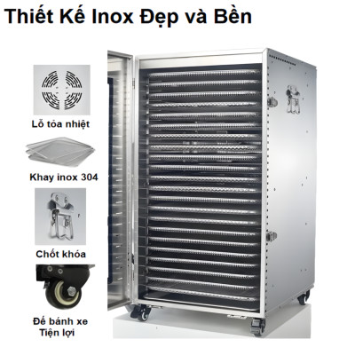 Máy sấy thực phẩm công nghiệp 210 lít, 22 khay Thương hiệu Mỹ cao cấp Septree DBC-22A - Bảo Hành 12 Tháng (Hàng Nhập Khẩu)